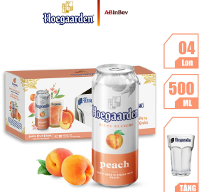 Bia Hoegaarden đào