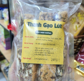 Thanh Gạo Lứt Chà Bông  250g