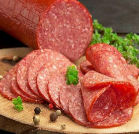 Salami Ăn Liền Vị Truyền Thống Nhập Khẩu Nga 300gr Xanh