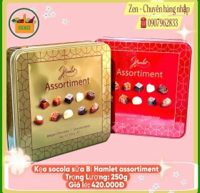 Socola Bỉ - Kẹo Socola Hamlet Assortiment Hộp 250g