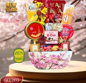 Giỏ Quà Tết 2026 Thịnh Vượng GCC003