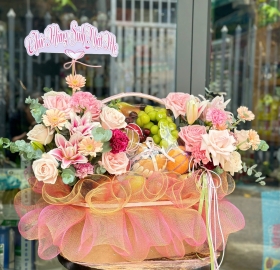 Giỏ Trái Cây Chúc Mừng Sinh Nhật Mẹ