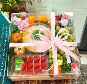 Khay Trái Cây Mix Yến Sào Cao Cấp