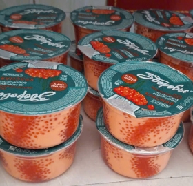 TRỨNG CÁ HỒI TRỘN PHÔ MAI TƯƠI 